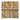 Houten achterwand scherm met verticale planken en diagonale latten patroon