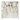 Fotobackdrop met witte en pastel gekleurde kunstbloemen en stevige metalen standaard